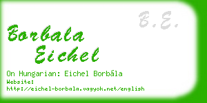 borbala eichel business card