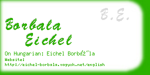 borbala eichel business card